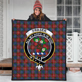 Fraser Ancient Tartan Crest Quilt